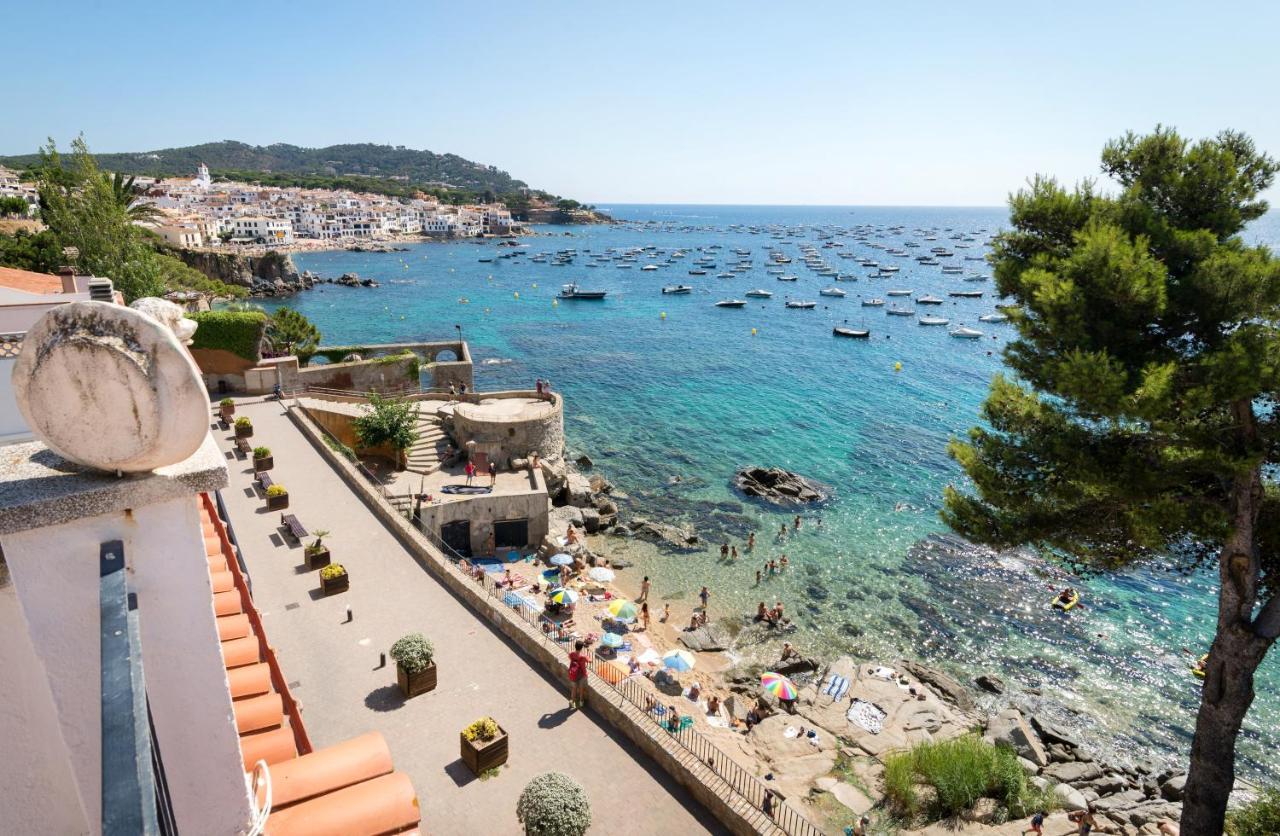 Precioso Apartamento En Primera Linea De Mar En Calella De Palafrugell Luaran gambar